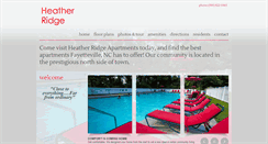 Desktop Screenshot of heatherridgenc.com