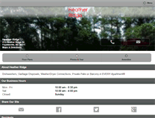 Tablet Screenshot of heatherridgenc.com